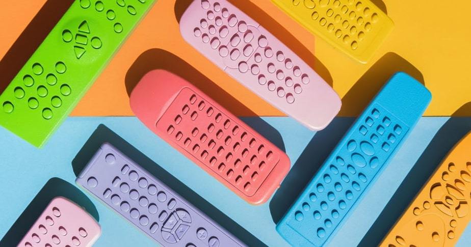 instagram video represented by tv remotes