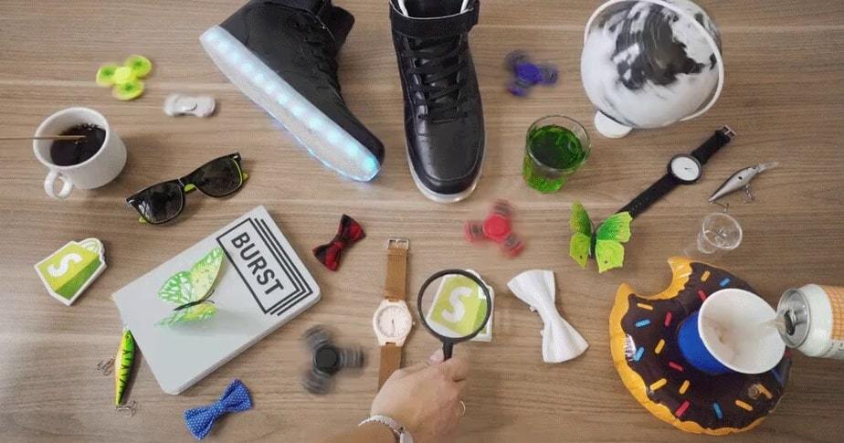 sourcing a variety of products to sell on shopify