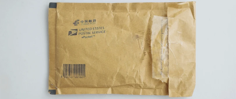 ePacket delivery and shipping package